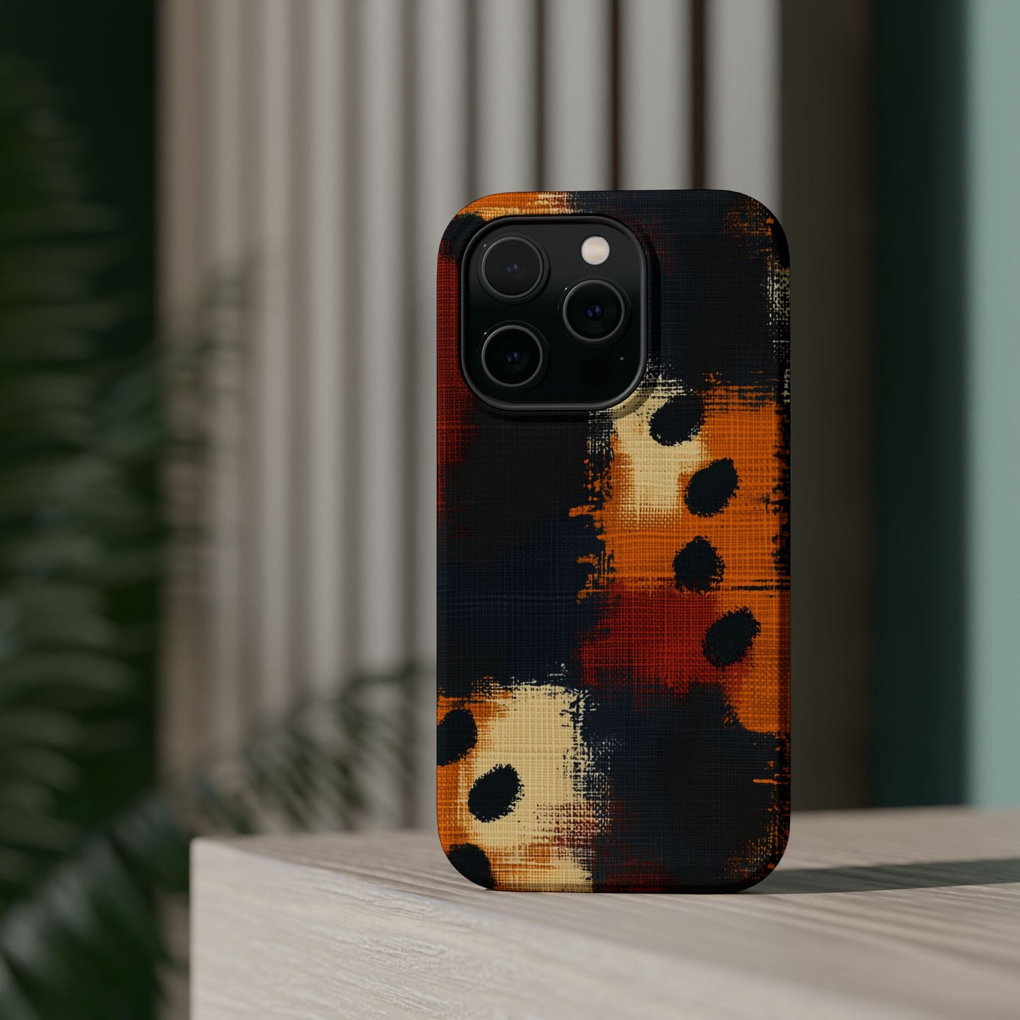 MagSafe iPhone Case: Cheetah Plaid – Wild & Bold Print