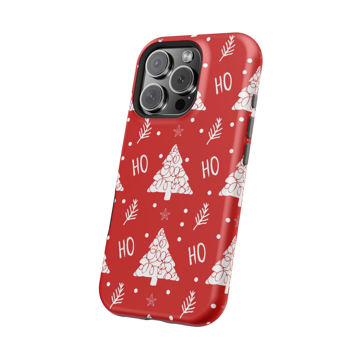 MagSafe iPhone Case: Ho Ho Ho – Christmas Tree Wonderland