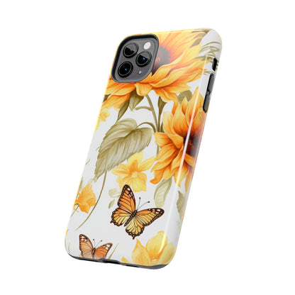 Sunflower & Butterfly Bliss - iPhone Series Case