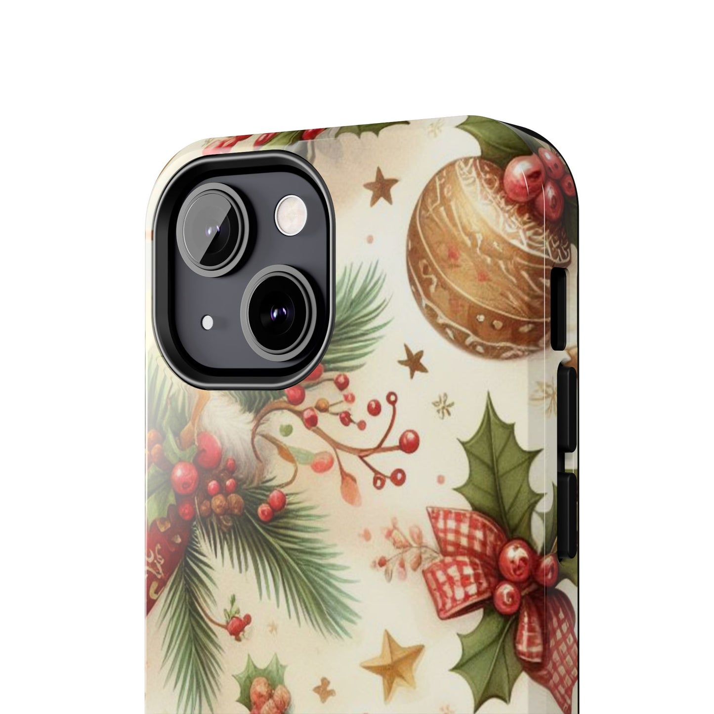 Classic Christmas Stocking & Ornaments Pattern – iPhone Series Case