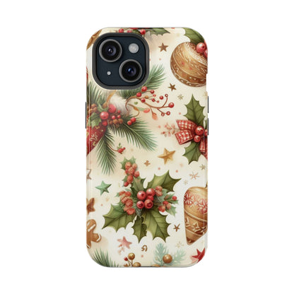 Classic Christmas Stocking & Ornaments Pattern – iPhone Series Case