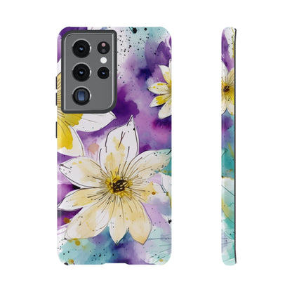 Abstract Floral Watercolor Splash - Samsung Galaxy Series Case