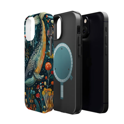 Oceanic Elegance Whale iPhone Case