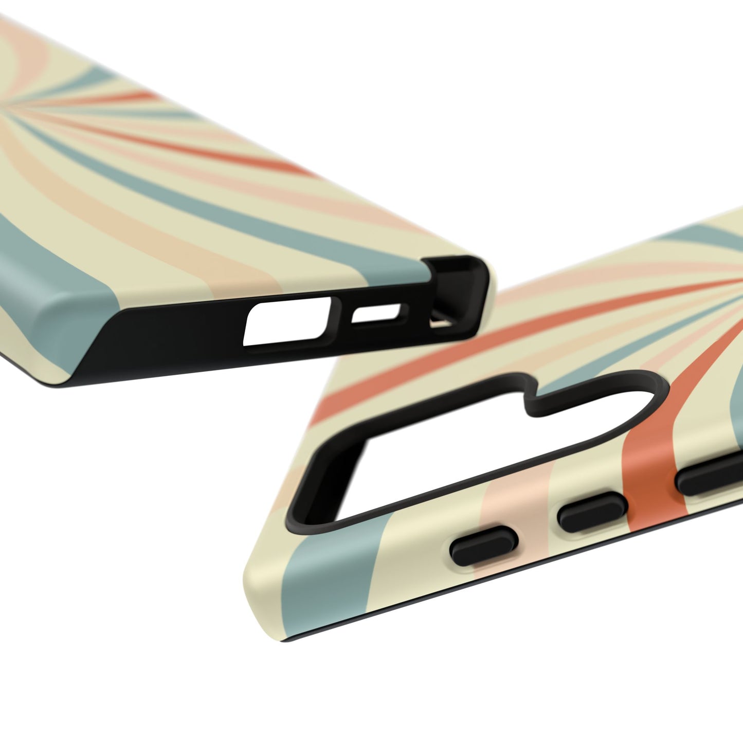 Retro Swirl Samsung Galaxy Case – Durable, Vintage-Inspired Design with Dual-Layer Protection