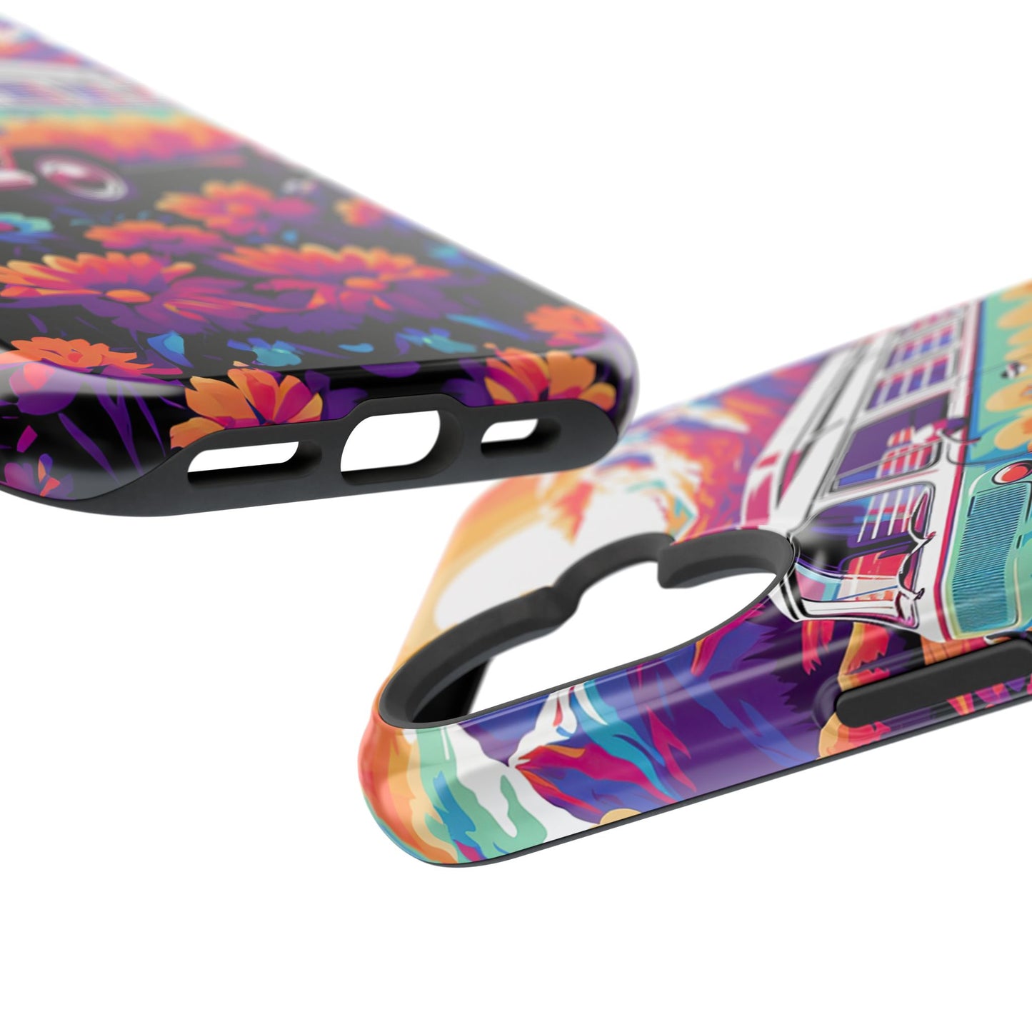 Groovy Floral Sunset Van – MagSafe iPhone Series Case