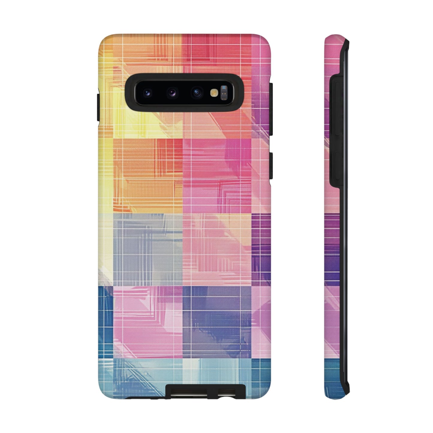 Pastel Panache Watercolor Plaid Case