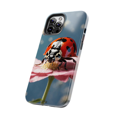 iPhone Case: Floral Ladybug Delight