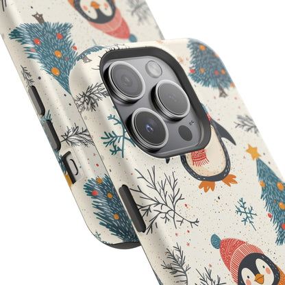 Snowy Christmas Cheer MagSafe iPhone Case