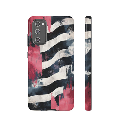 Blood Zebra Samsung Case – Bold Red & Black Pattern