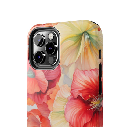 Gumamela Blush Pink Watercolor Floral – iPhone Series Case