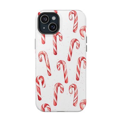 Candy Cane Christmas Pattern – MagSafe iPhone Series Case