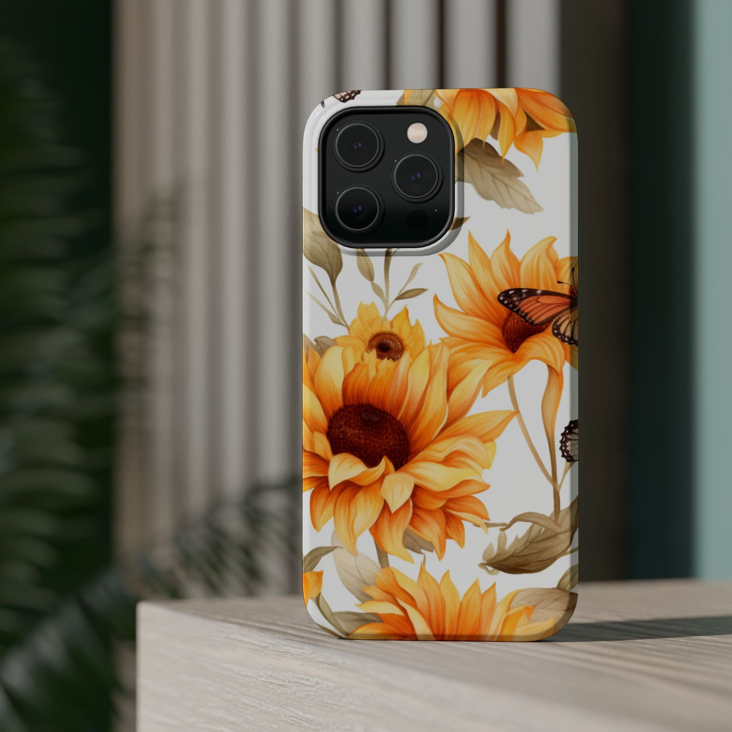 Sunflower & Monarch Garden - MagSafe iPhone Series Case