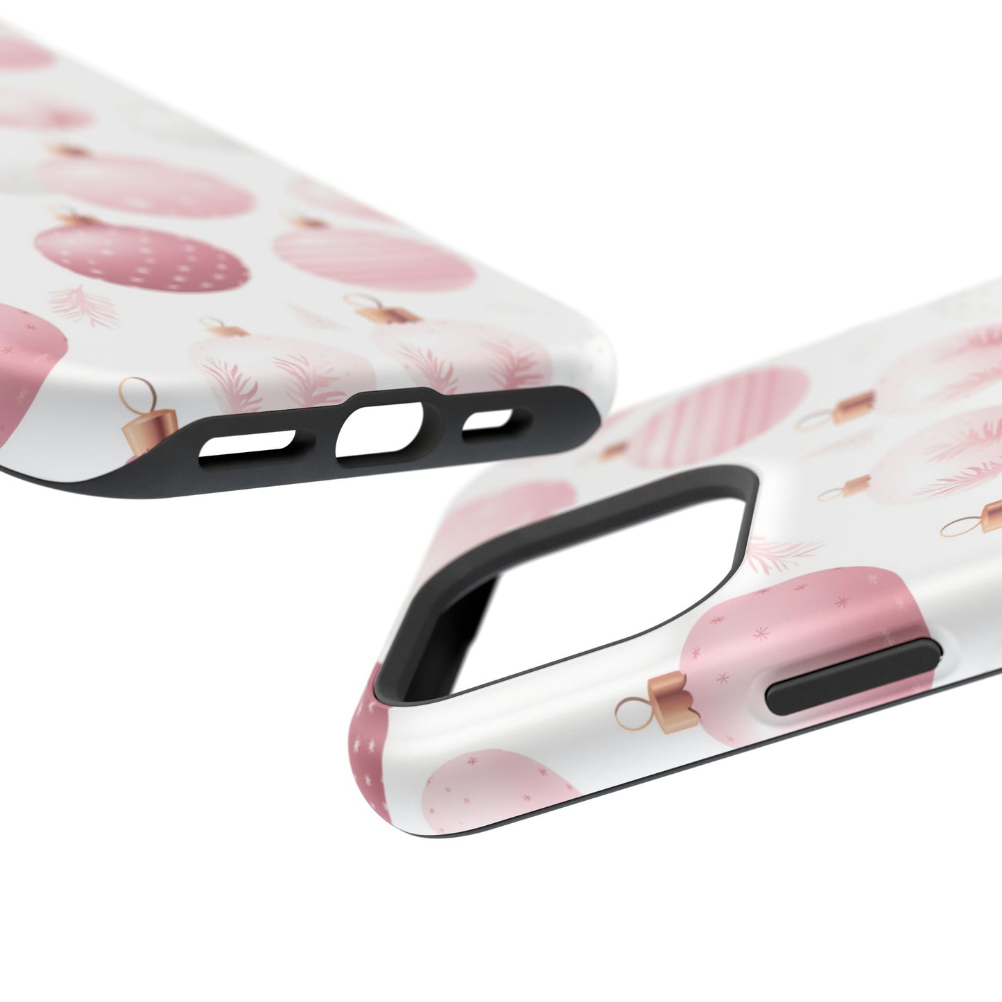 MagSafe iPhone Case: Merry in Pink – Christmas Balls