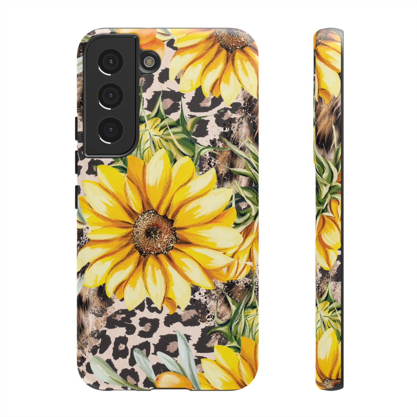 Leopard Sunflower Chic - Samsung Galaxy Series Case