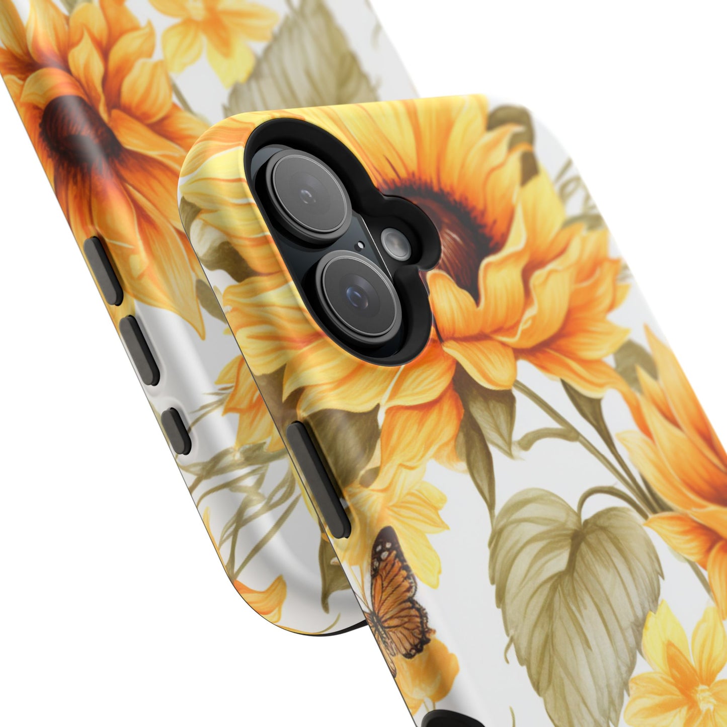 Sunflower & Butterfly Bliss - MagSafe iPhone Series Case