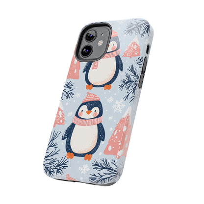 Penguin in Winter Wonderland iPhone Case