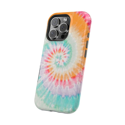 Pastel Tie-Dye MagSafe iPhone Case – Soft Colors & Magnetic Functionality