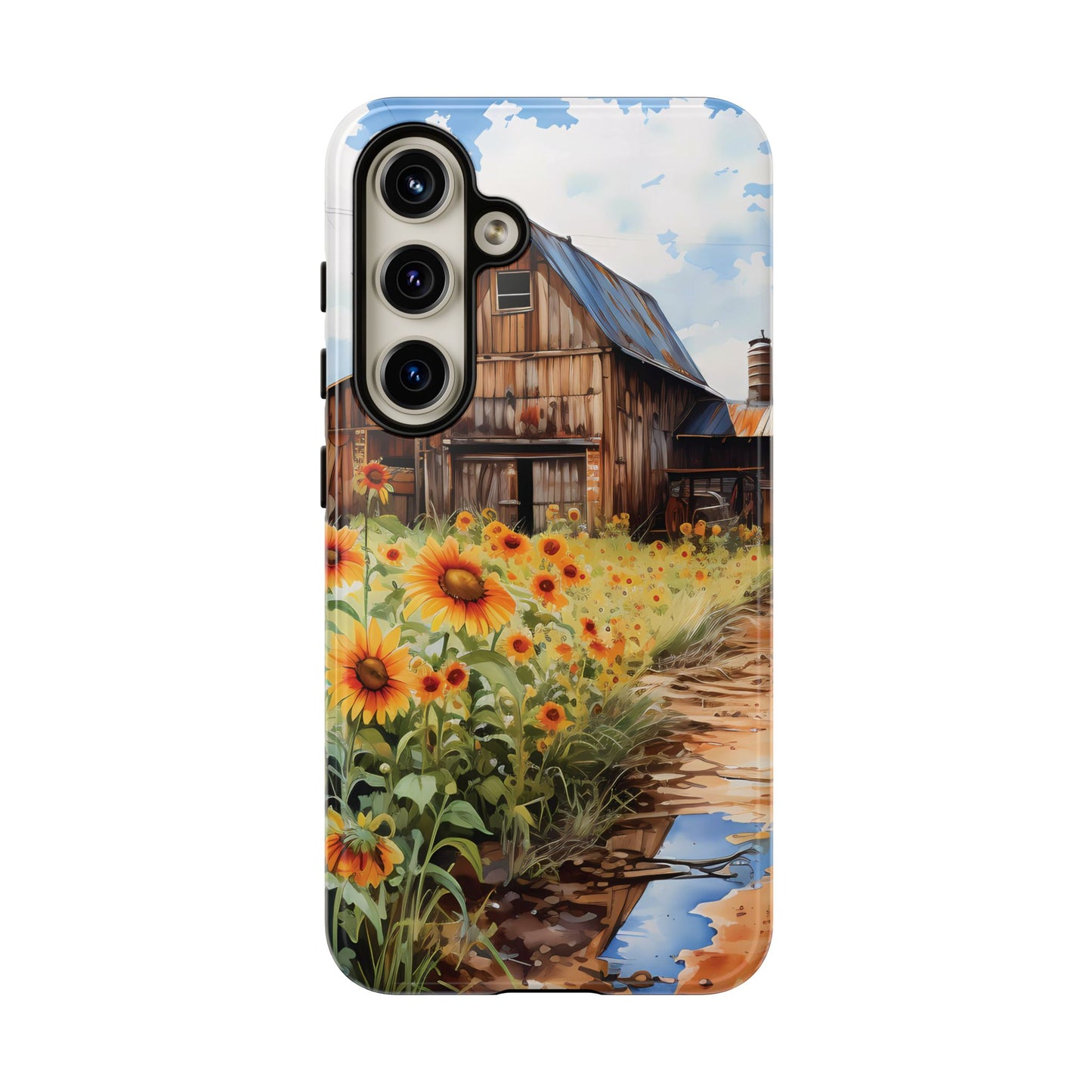 Sunflower iPhone Case  Rustic Farm Style