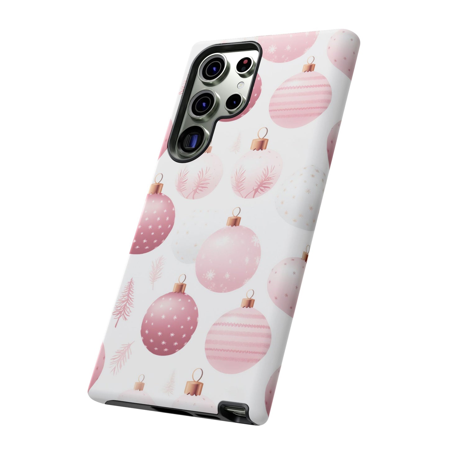 Samsung Galaxy Case: Merry in Pink – Christmas Balls