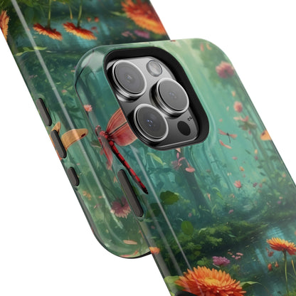 Enchanted Forest Dragonflies & Blossoms – MagSafe iPhone Series Case