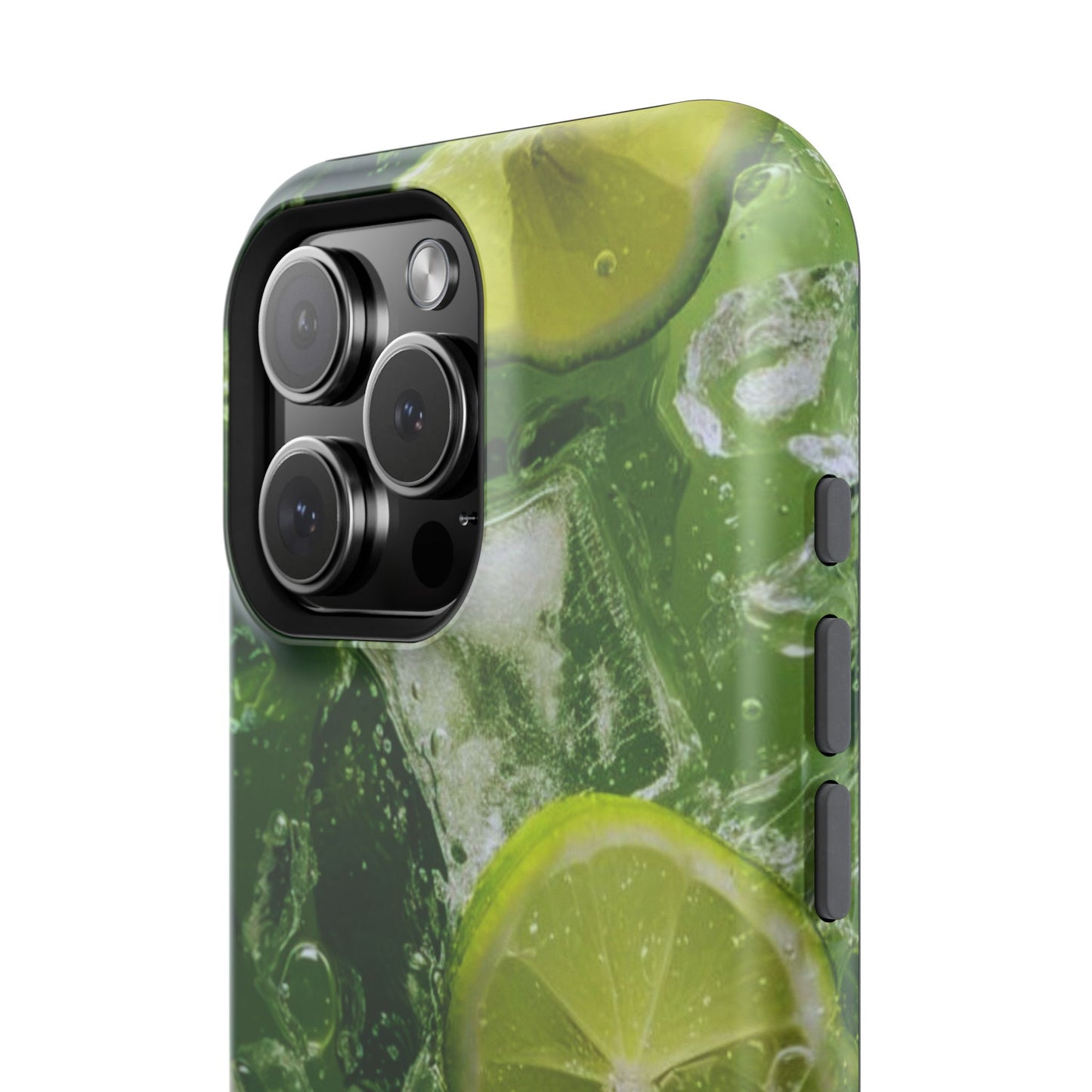 Refreshing Lime Splash MagSafe iPhone Case – Tough Protection, Vivid Dual-Layer Design