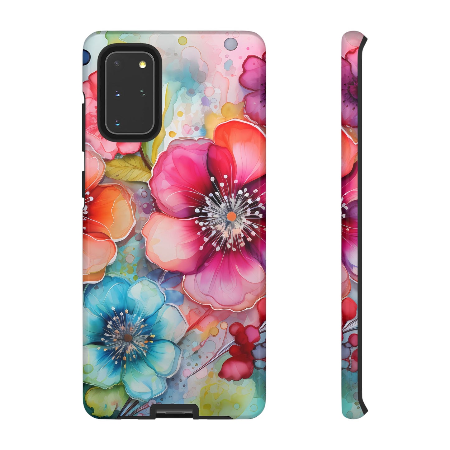 Vibrant Watercolor Floral Garden - Samsung Galaxy Series Case