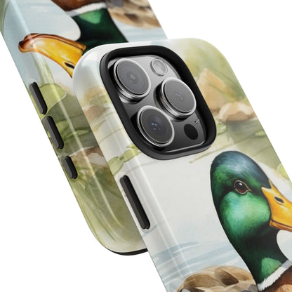 Serene Duck Reflection - iPhone Case