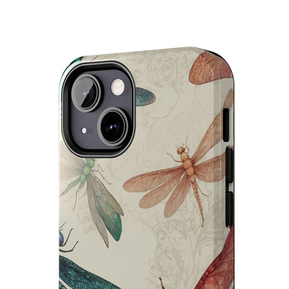 Vintage Dragonfly Garden – iPhone Series Case