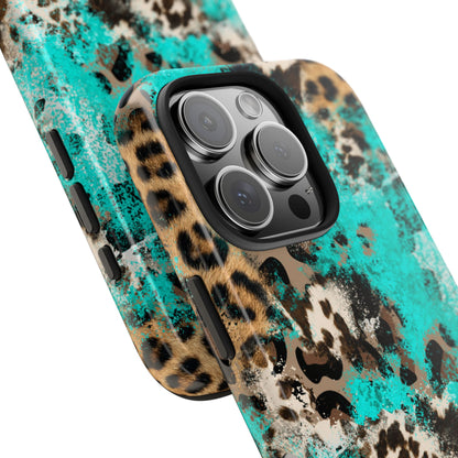 Aqua Splash Leopard - iPhone Series Case