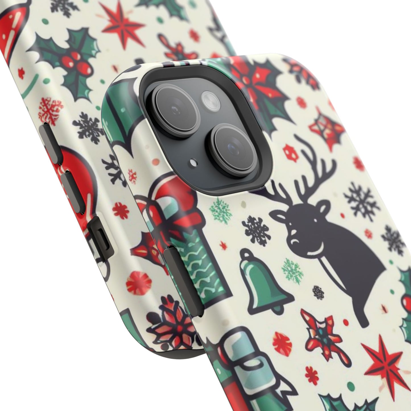 Cartoon Christmas Cheer – MagSafe iPhone Case