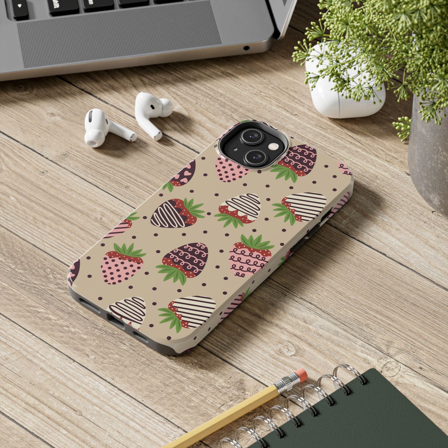 Sweetest Strawberries iPhone Case