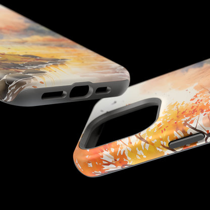 Autumn River Serenity – MagSafe iPhone Case