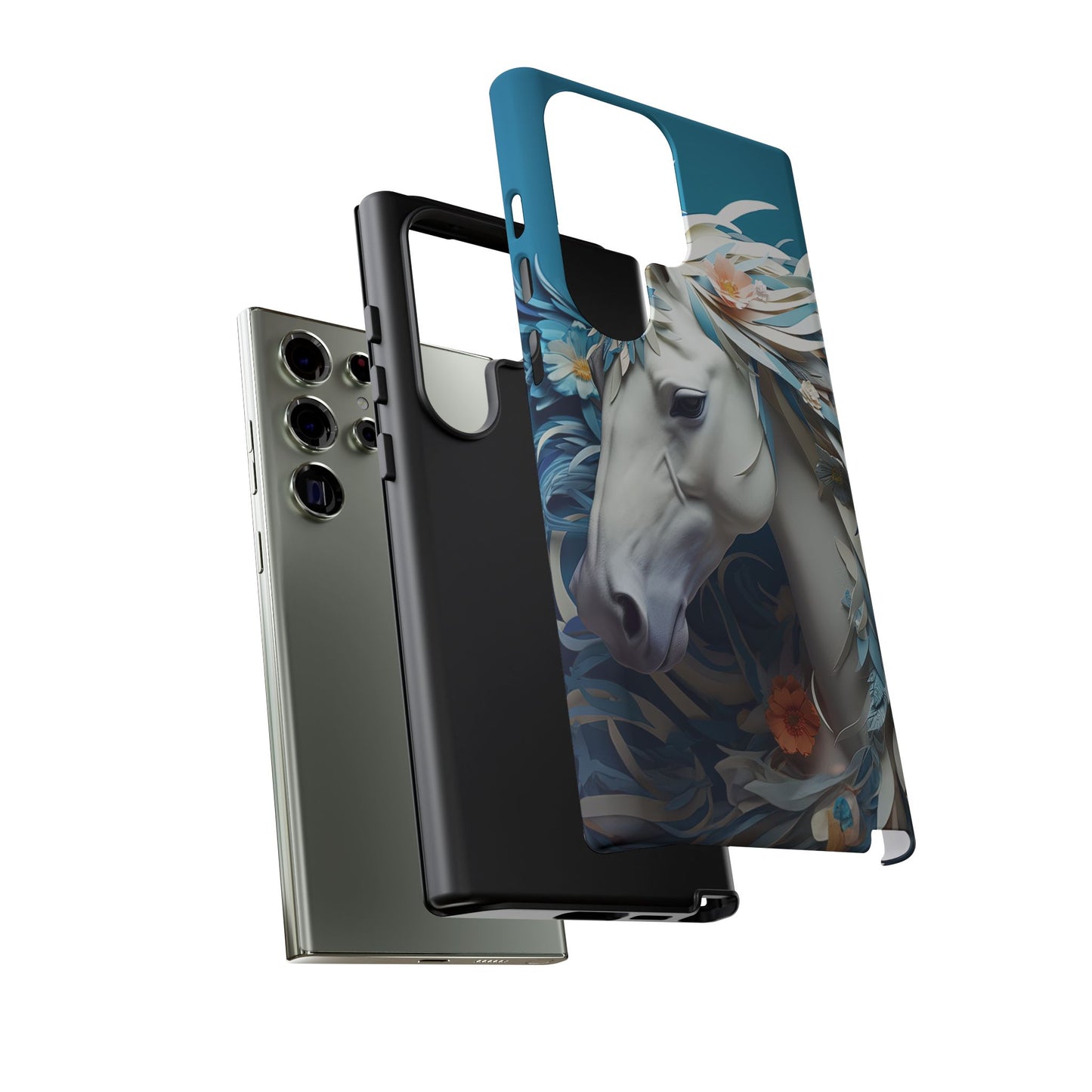 Floral Horse Samsung Galaxy Case