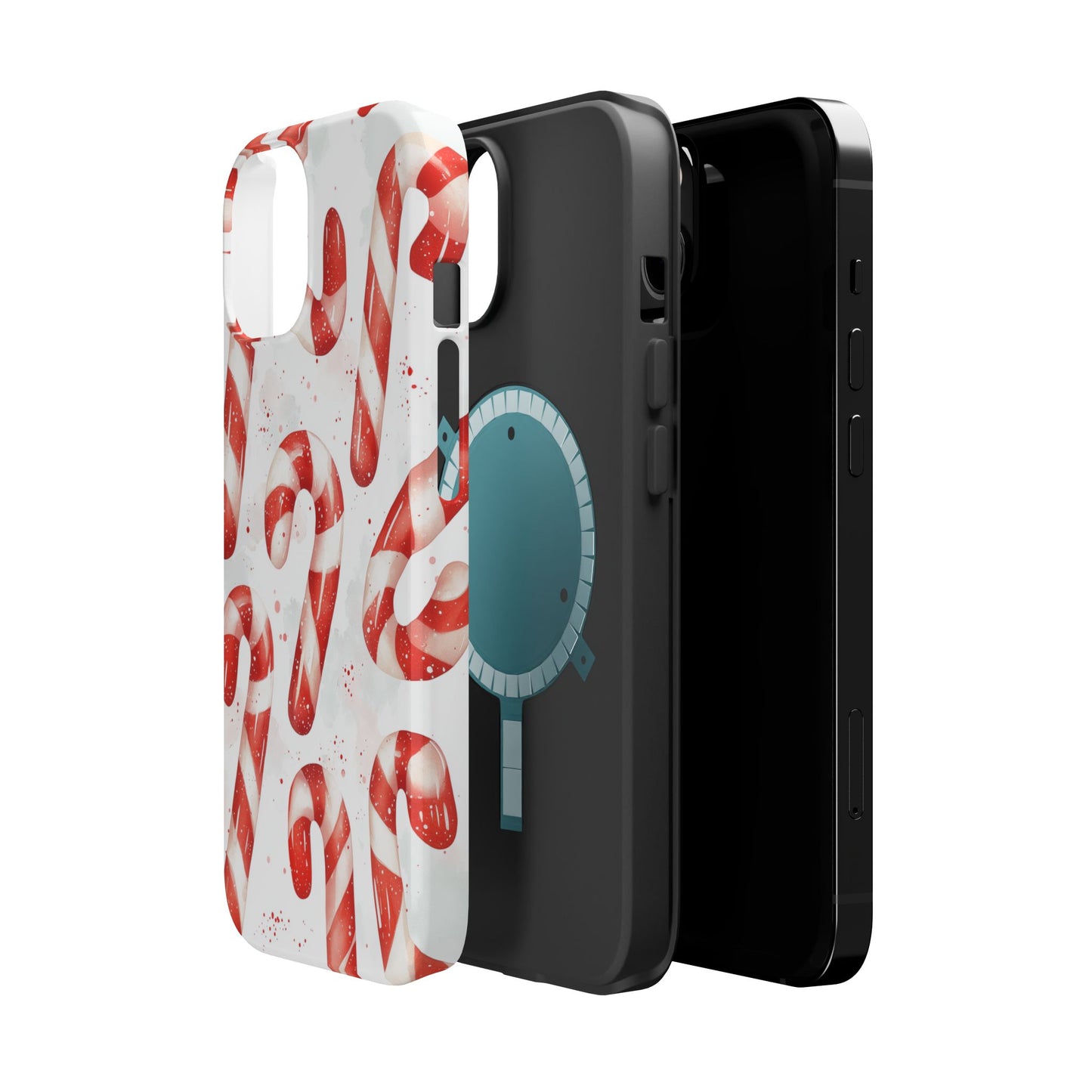 Festive Candy Cane Delight - MagSafe iPhone Series Case