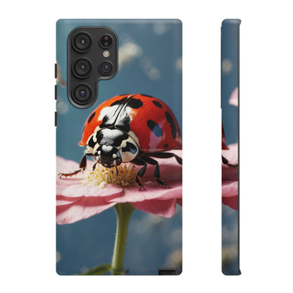 Samsung Galaxy Case: Floral Ladybug Delight