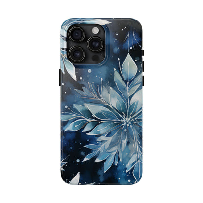 Winter’s Embrace – Blue Snowflake Samsung Galaxy Case