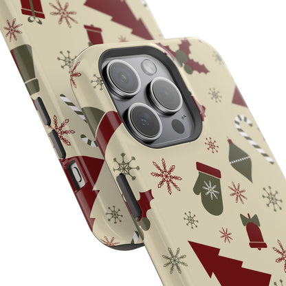 Vintage Holiday Cheer - MagSafe iPhone Series Case