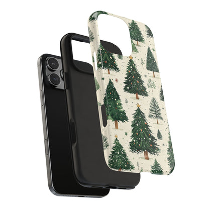 Festive Christmas Tree Forest Pattern – iPhone Series Case