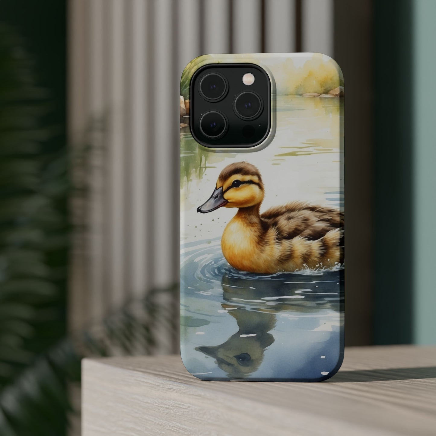 Graceful Duck Reflection – MagSafe iPhone Case