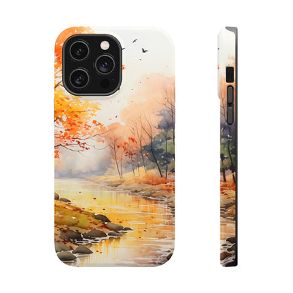 Autumn River Serenity – MagSafe iPhone Case