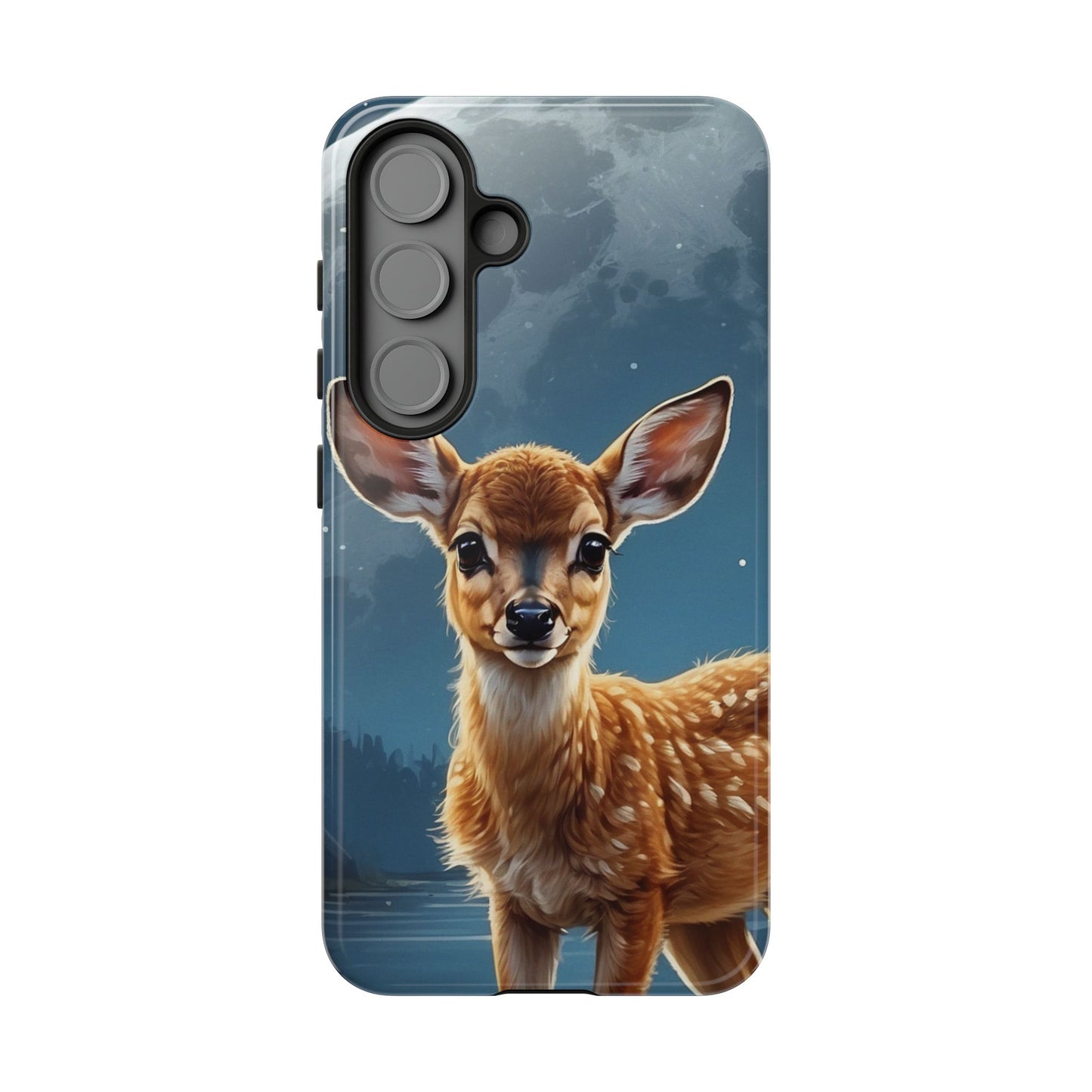 Samsung Galaxy Case – Enchanted Fawn Under the Moonlit Sky