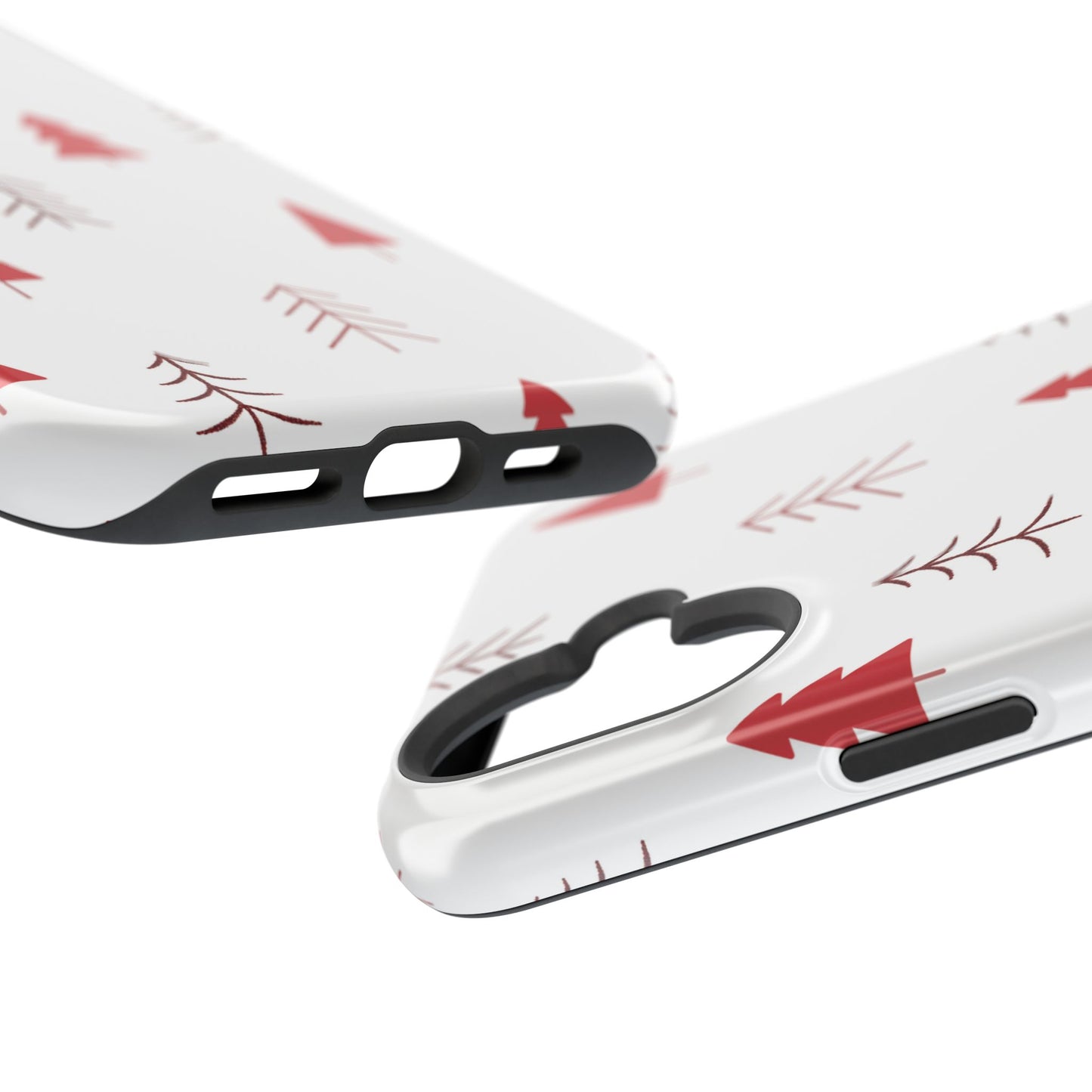 Scandi Red Pine Trees - MagSafe iPhone Series Case