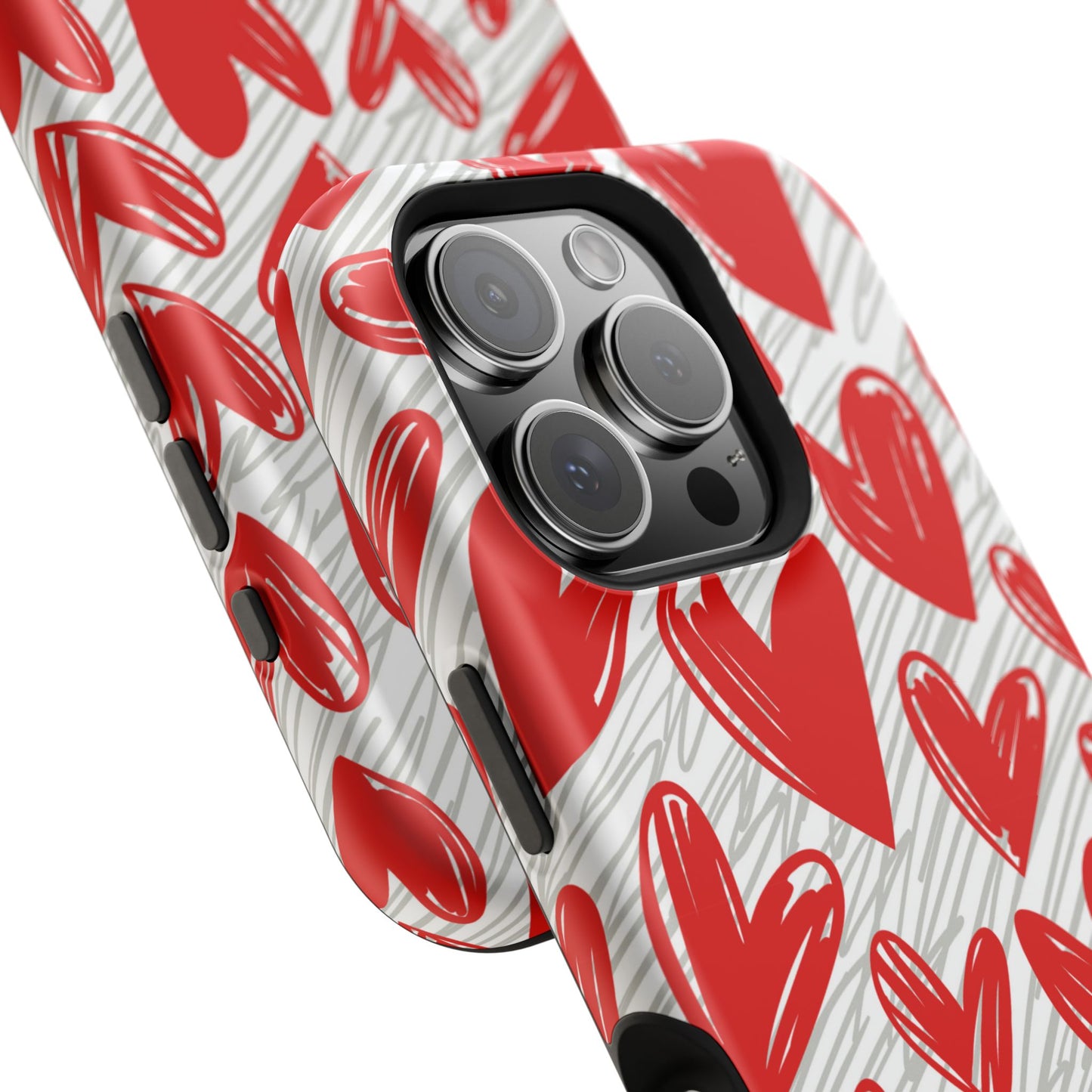 MagSafe Case: Whimsical Heart Doodle