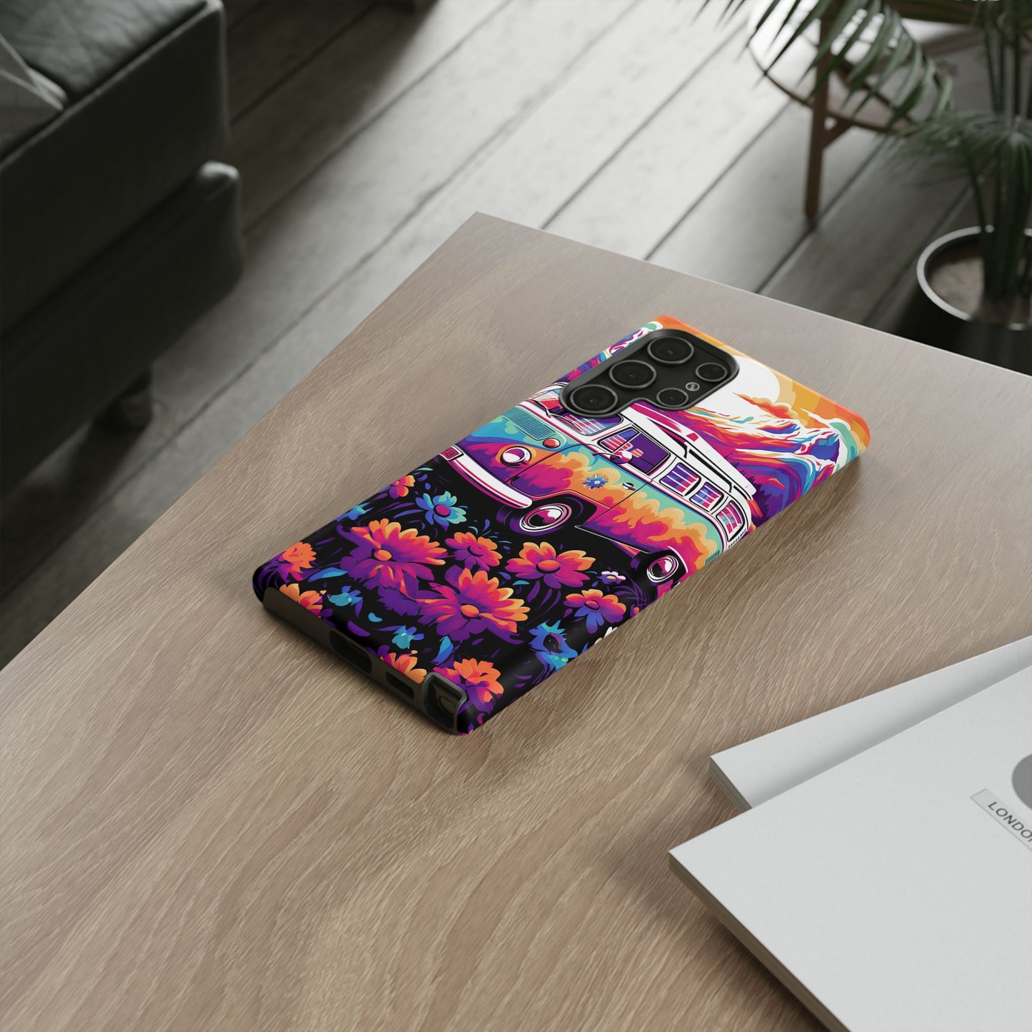 Groovy Floral Sunset Van – Samsung Galaxy Series Case