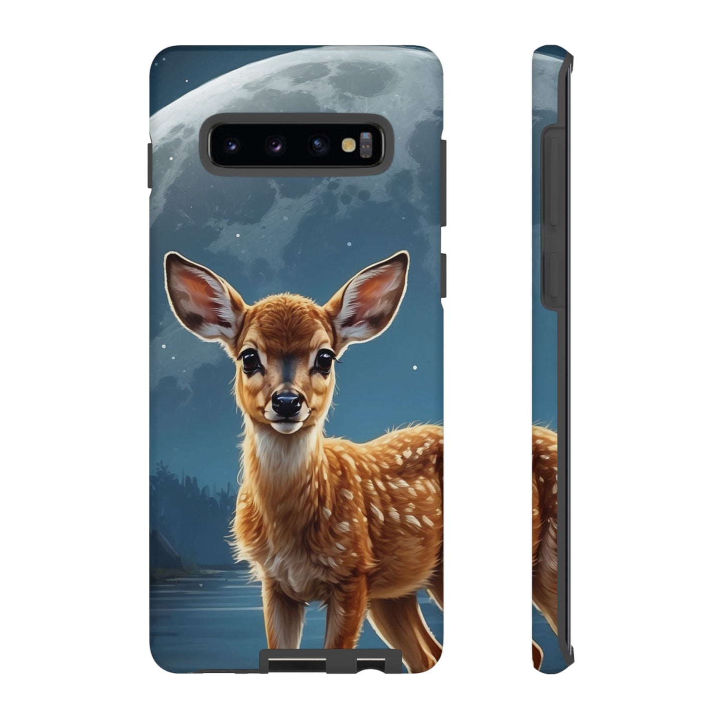 Samsung Galaxy Case – Enchanted Fawn Under the Moonlit Sky