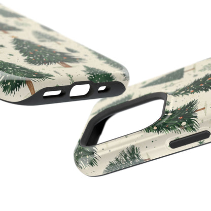 Festive Christmas Tree Forest Pattern – MagSafe iPhone Series Case