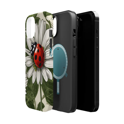 Ladybug & Daisy Garden Charm - MagSafe iPhone Case