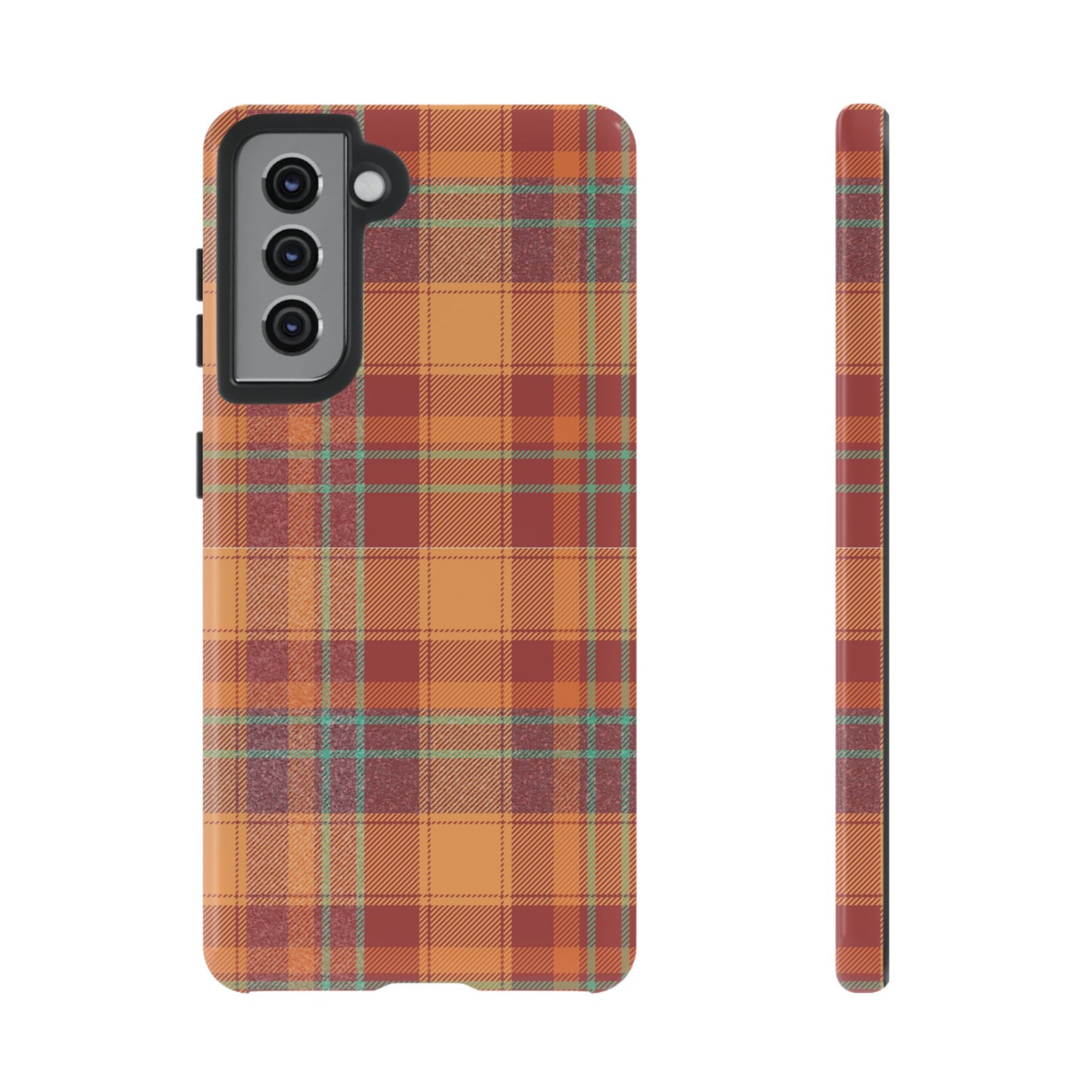 Samsung Galaxy Case - Autumn Tartan Plaid Design