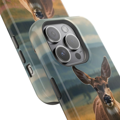 Rustic Meadow Deer – MagSafe iPhone Case