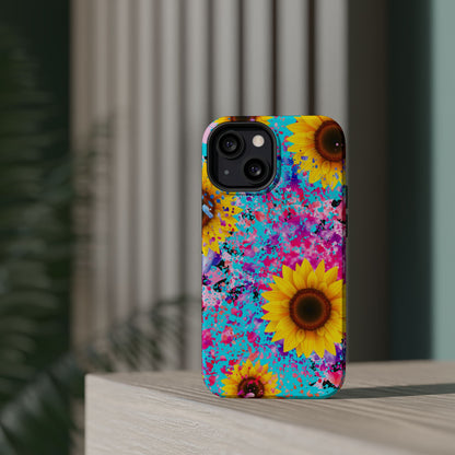 Bright Sunflower Pop Art - MagSafe iPhone Series Case